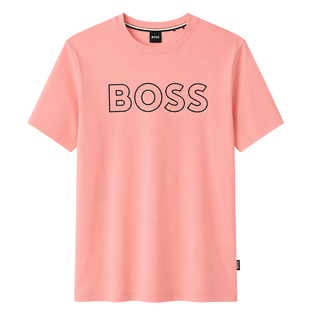 PLAYERA BOSS "ROSA LOGO"