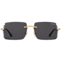 LENTES CARTIER "DORADOS DIAMENTES LENTE NEGRO"