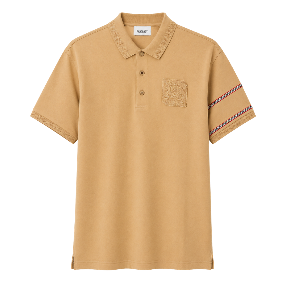 POLO BURBERRY "BEIGE LOGO DE PELUCHE"