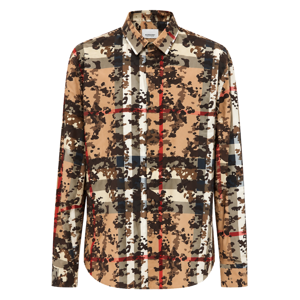 CAMISA BURBERRY "CUADROS CAMUFLAJE"