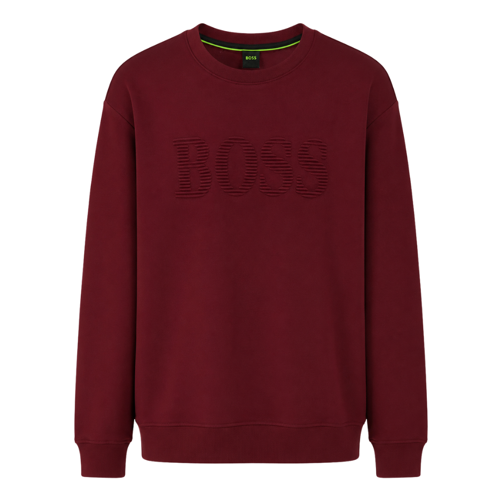 SUDADERA BOSS "GUINDA"