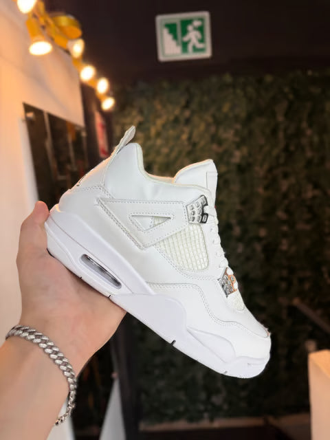 TENIS JORDAN 4 "METALLIC SILVER"